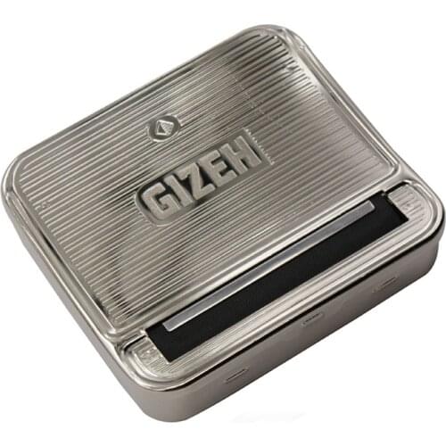 1pc Metal Automatic 70mm Cigarette roller box Tobacco Case Cigarette Maker