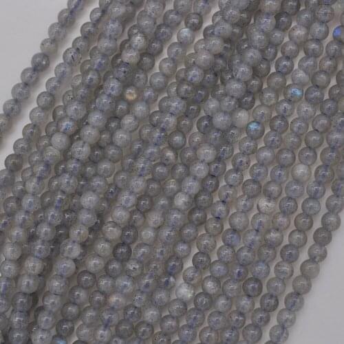 3MM Natural Labradorite Round Loose Beads Strand 15.5 Inch Jewelry For Woman Gift Making A199
