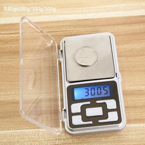 Mini Jewel Digital Scale Electronic High Precision Medicinal Balance Kitchen Food Baking Cooking Scale LED Night Light Screen
