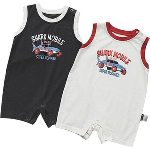 Newborn Jumpsuit Cotton Set Baby Romper Summer Suit Designer Korean Boy Outfit Onesie Baby Romper Set Baby Ropa Clothes BW50PF