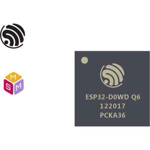 Espressif Systems SoC 19.5 dBm L2CAP GAP GATT SMP BluFi SPP-like 32-bit MCU 2.4 GHz Wi-Fi Bluetooth LE Chip ESP32-D0WDQ6