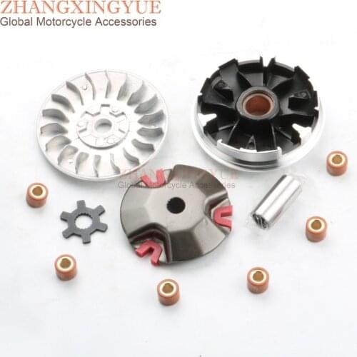 Performance 18mm Variator Set w / rollers Scooter for Yamaha BWs Jog Slider Axis Aerox Breeze 50cc
