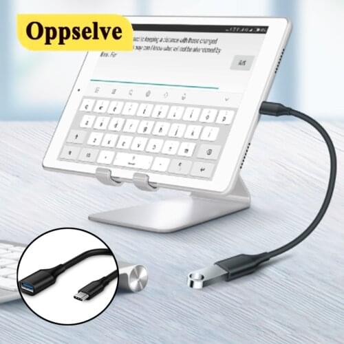 USB OTG Cable to USB 3.0 Female Adapter For Macbook Samsung S20 S10 Xiaomi Huawei Mate 40 30 USB-C Adapter For Car MP4 Phone