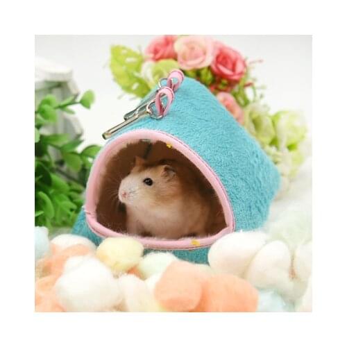 Pet Hamster Cage Plush Nest Squirrel Ferret Rat Cotton Bed Small Pet Small Pet Hamster Cage Animal Room Hamster Accessories