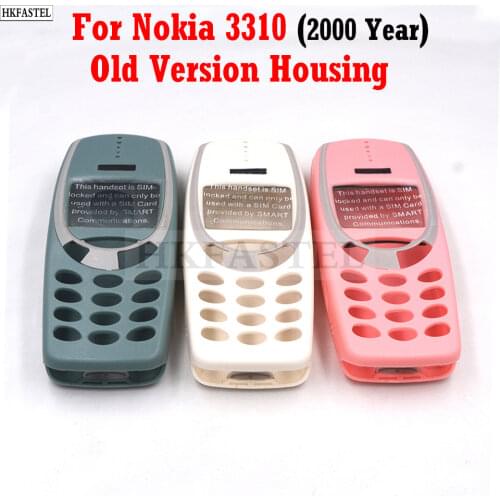HKFASTEL 3310 old version Housing For Nokia 3310 High Quality New Mobile Phone Cover Case With English / Arabic Keypad