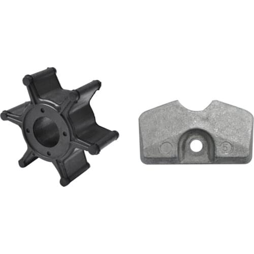 Water Pump Impeller for Yamaha with Fit for Yamaha Outboard Lower Unit Gearbox Anode 6L5-45251