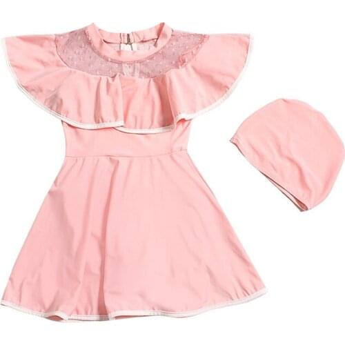 Princess Baby Girls Swimwear Lovely Cute Kids Girls Clothing Swimming Bathing Children Girls 2Pcs Swimwears Baby Girls Bikinis