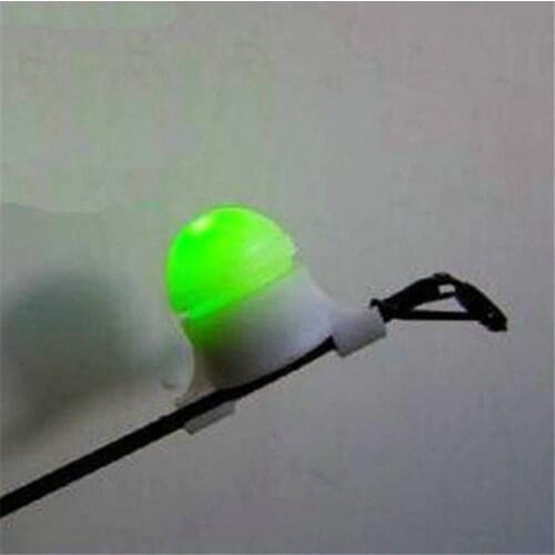Top Selling Hot 2 in 1 LED Night Fishing Rod Tip Clip on Fish Strike Bite Alert Alarm fishing rod Light