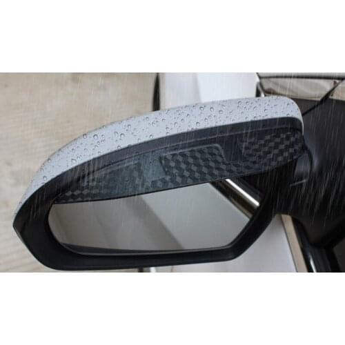Lsrtw2017 for Hyundai Solaris Verna Car Rearview Rain Shield Trims Protector Interior Accessories 2018 2019 2020
