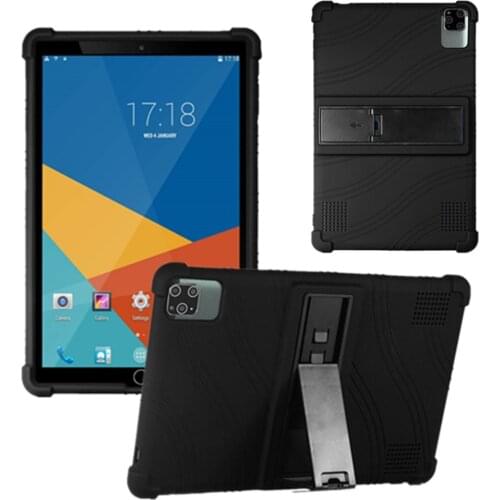 Soft Silicone Stand Case for VANKYO MatrixPad S21 Tablet Cover for DICEKOO Tablet 10 Inch, OUZRS Tablet 10 Inch, DUODUOGO P8/G12
