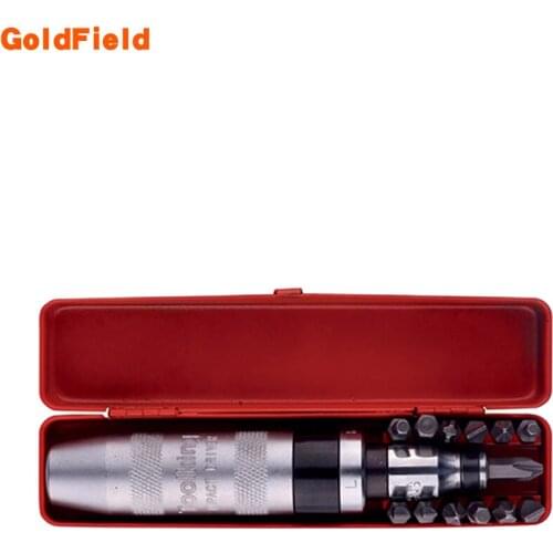 13pcs Multi-purpose Heavy Duty Shock screw Driver Chisel Bits Tools Socket Kit Impact Screwdriver Set With Case Flat