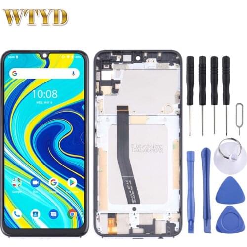 Original UMIDIGI A7 Pro LCD Screen Replacement Digitizer Full Assembly with Frame for UMIDIGI A7 Pro Touch Screen Display Repair