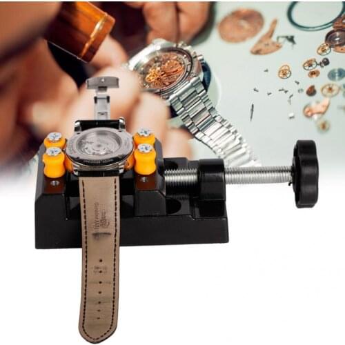 Professional Eight Holes Vise Nut Fixed Pliers Watch Case Holder Watch Fixing Repairing Tools Watch Holder Vise for Watchmaker
