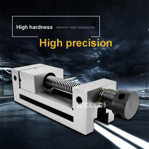 QGG88 (3.5 inches) 3.5" Manual Flat-nose Pliers High Precision Grinding Machine Vise Manual Right Angle Batch Screw Flat Pliers