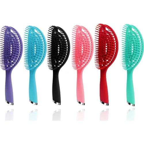 Magic Handle Comb Anti-static Massage Hair Brush No Tangle Detangle Shower Comb Salon Hair Styling Tools Hairdressing
