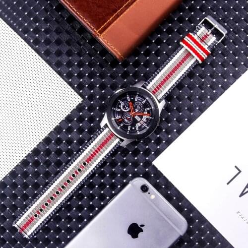 20/22mm Leather Watch Band for Samsung Gear Sport S2 S3 Galaxy Watch Active 42/46mm Strap for Huami Amazfit Bip Huawei Watch2 gt