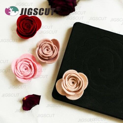 Rose metal wood cutting dies templates steel rule dies diy felt sprial Combination molding flower fl0033