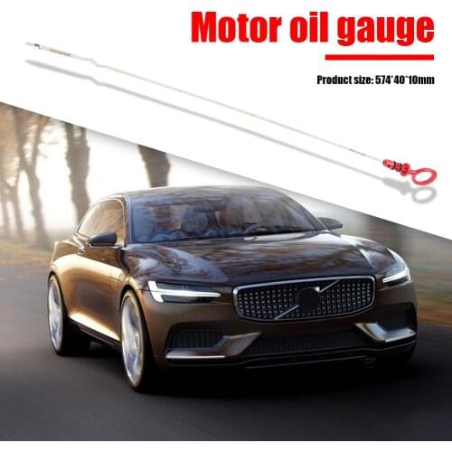 Engine Oil Dipstick Oil Level Dip Stick Handle Nylon Ruler Stainless Steel Sheet for Volvo 850 C70 V70 XC70 XC90 93-07