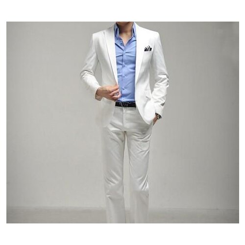 One Button Blue Velvet Groom Tuxedos Groomsmen Mens Wedding Suits Formal Dress (Jacket+Pants+Bow Tie)