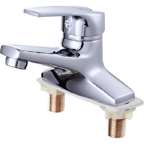 Bathroom Sink Faucet Single Handle Deck Mount Basin Mixer copper Tap