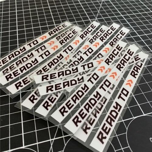 Car Styling Stickers Ready To Race 1190ADV 390 1090 Motorcycle Oil Tank Body Decals