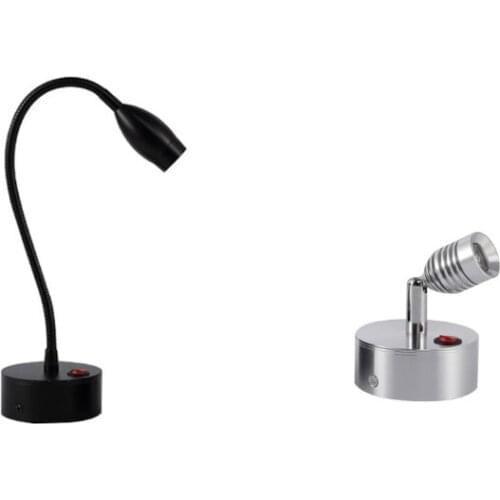 3W LED Hose Wall Lamp Flexible Hotel Bedside Reading Wall Dimmable Light Modern Fashion Book Lights AC85-265V LED Bulb