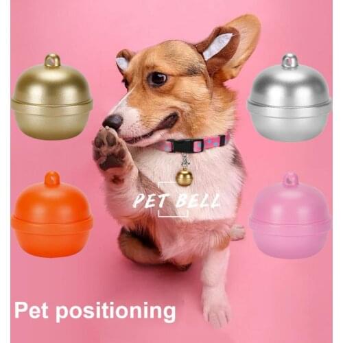 Smart Pet Bell GPS Locator Dog Cat Anti-lost Device IP67 Waterproof Electronic Fence Positioning Collar Color Random