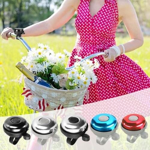 Bicycle Bell Stainless Steel Bike Ringer Mtb Road Bike Horn Handlebar Bicycle Ring Loud Sound Cycling Bell Alarm Accessory #W5