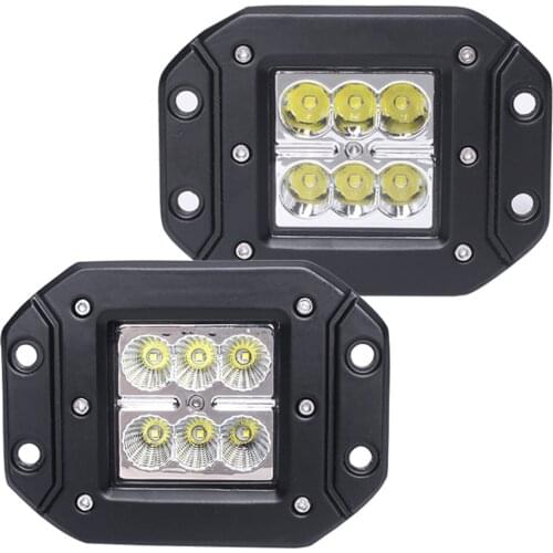 Waterproof IP 67 18W LED Work Light For Jeep 4x4 led bar offroad SUV ATV Tractor Boat Trucks LED Work Lamp For Car