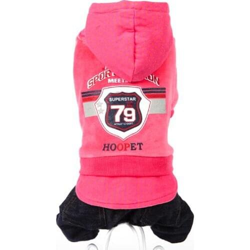 High quality pet dog cat autumn winter jumpsuits doggy warm soft tracksuits apparel puppy rompers costume dogs cats coats 1pcs