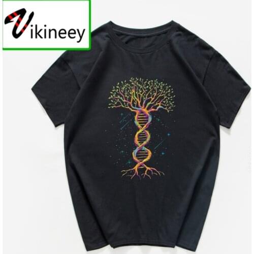 Geek Gene tree Novelty Sarcastic Funny T Shirt men Science Chemistry Biology Geography streetwear T-shirt Cool Tee shirt homme