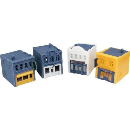 Outland Models Railway Layout Classic 2-Story City Shop Set B 1:160 N Scale