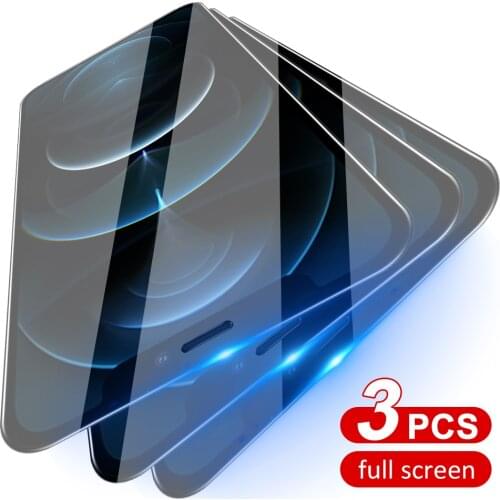 3PCS Protective Glass on For iPhone 11 12 Mini Pro Max screen protector Tempered glass on For iPhone 12 11 PRO Max Glass 9H