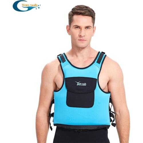 Professional Adult Adjustable Neoprene Life Vest Kayaking Boating Swimming Drifting Safety Life Vest