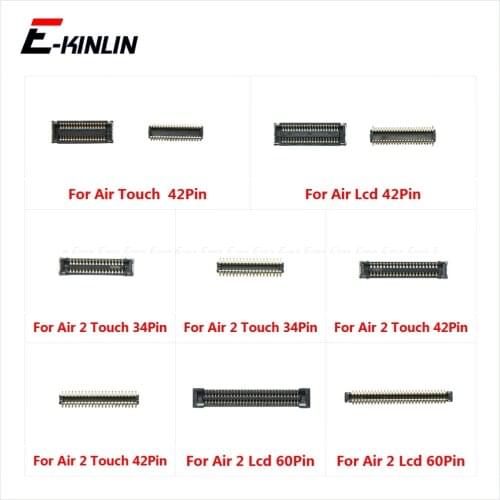 LCD Display Digitizer Touch Screen FPC Connector For iPad 5 Air 6 Air 2 On Logic Motherboard Board Flex Cable