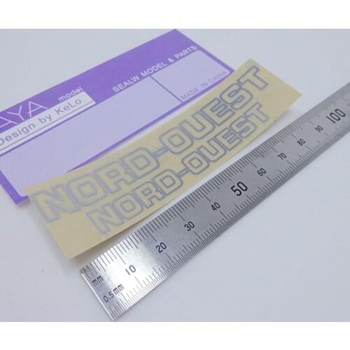 1/14 Rc Truck Tractor Scania Car Roof Sun Visor Light Box Decorative Metal Sticker