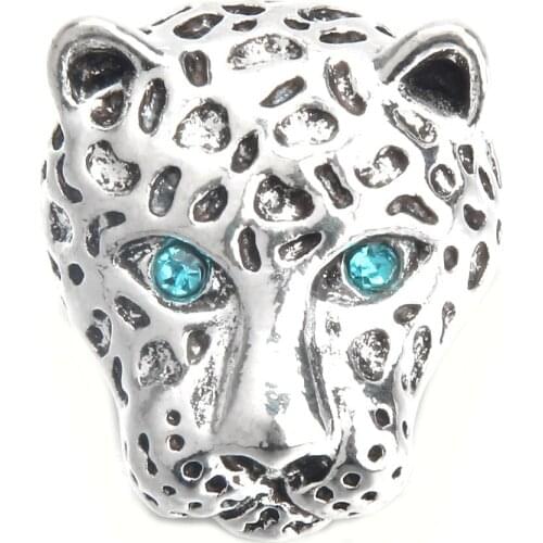 10pcs/lot New Vintage Snap Jewelry Rhinestone Metal Lion Snap Buttons Fit DIY 18mm Snap Bracelets Bangles for Women