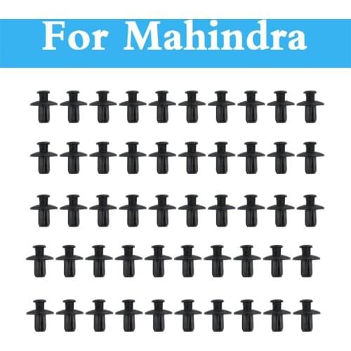 8mm Car Plastic Rivet Fasteners Bumper Mudguard Expansion Clips For Mahindra Armada Bolero Commander Marshal Scorpio Verito
