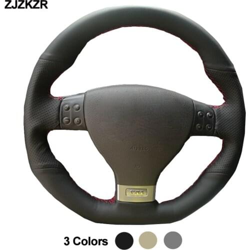Car Auto Steering-Wheel Cover For Volkswagen Golf 5 Mk5 GTI VW Golf 5 R32 Passat R GT 2005 Funda Volante Volant Stuurhoes