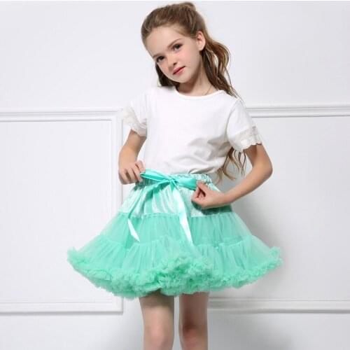 Child/AdultGirl Skirts Princess Tulle Net Skirts Western Style Party Dance Ballet Net Skirts Kids Performance Practice Clothing
