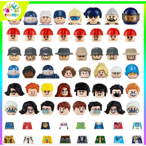 Mini Action Figures Building Blocks City Occupation Dolls Doctor Engineer Magic Movie Halloween Horror Zombie Bricks Kids Toys