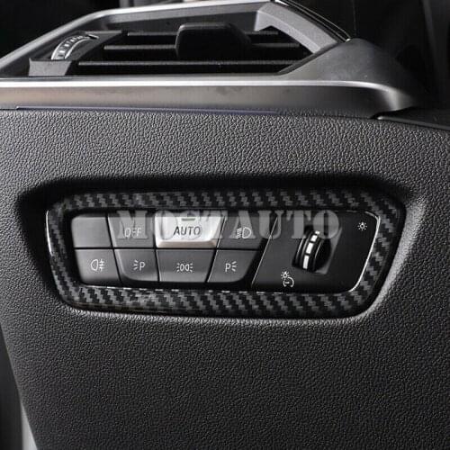 For BMW 3 Series G20 2019-2021 ABS Interior Headlight Adjustment Cover Trim 1pcs Car Accessories Interior Car Decor Car Trim