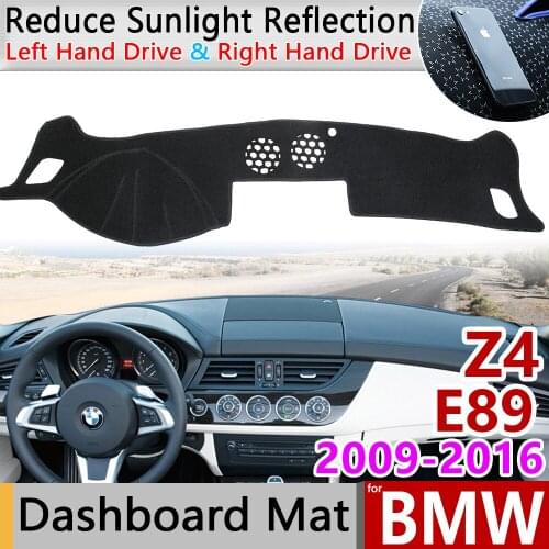 For BMW Z4 E89 2009~2016 Anti-Slip Anti-UV Mat Dashboard Cover Pad sun Shade Dashmat Protect Carpet Accessories 2012 2014 2015