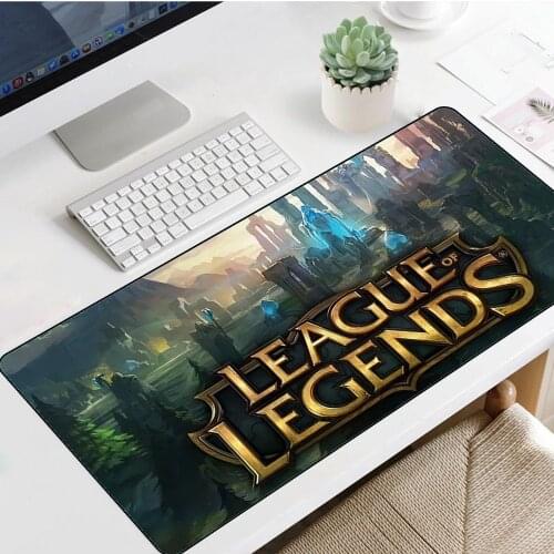 Gaming Mouse Pad Soft Rubber Waterproof LOL League of Legends Game Large Ultra-wide Mouse Pad Computer XXL Mat Game Accessories