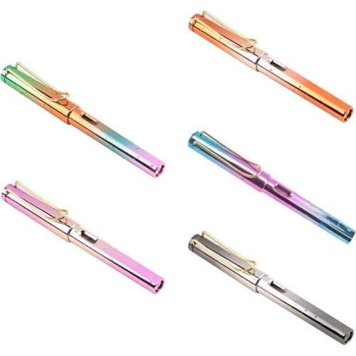 Water Drop Gradient Fountain Pen Business Student 0.38mm Extra Fine Nib Fashion Office Supply Writing Tool
