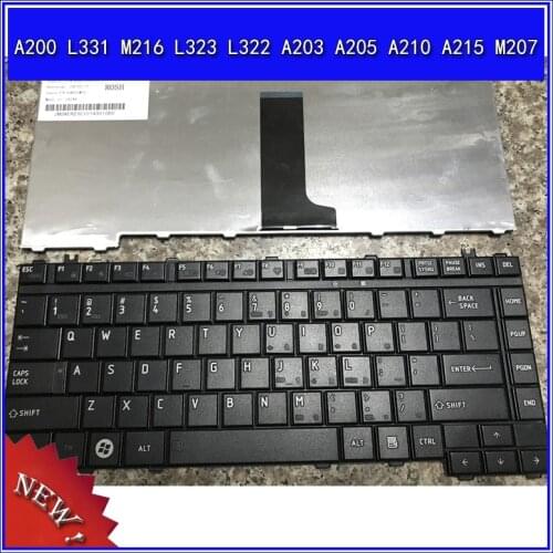 Laptop Keyboard For Toshiba A200 L331 M216 L323 L322 A203 A205 A210 A215 M207 Notebook Replace Keyboard