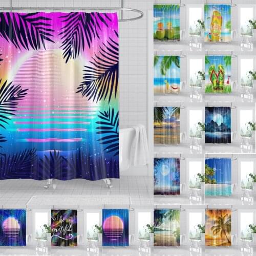Colorful Galaxy Space Shower Curtain Psychedelic Marble Sea Of Clouds Nebula Hang Curtain Tie Dye Bathroom Decoration