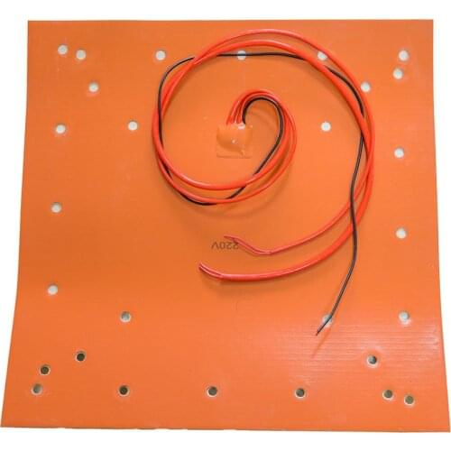 220V 1000W 508X508MM Heater Pad for Creality CR-10 S5 Printer 2 Different Heating Zones silicone heater Bed Without Controller