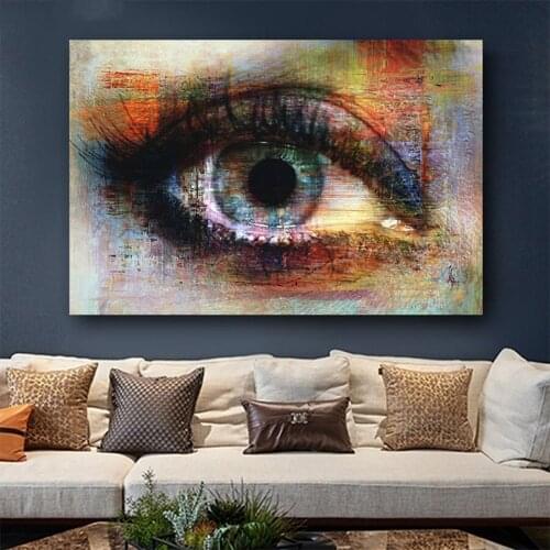 New 5d diamond painting Abstract eyes pictures art full square/round mosaic Rhinestone diamond embroidery icons decoration P314