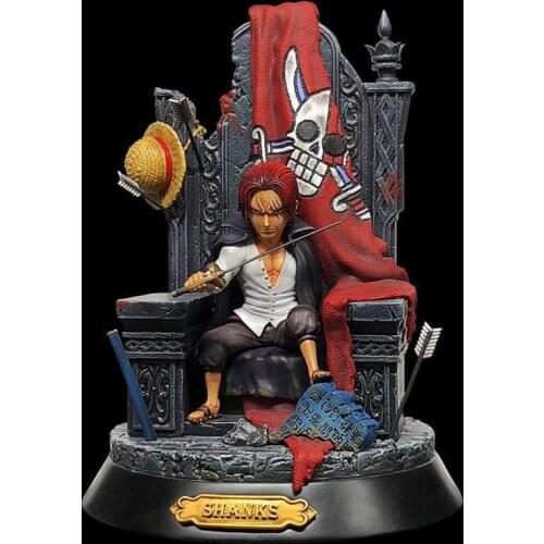 NEW hot 24cm One Piece Shanks Four Emperors Action figure toys doll collection Christmas gift no box